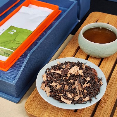 新會(huì)陳皮普洱茶高端禮盒包裝送禮 商場(chǎng)家用便攜獨(dú)立包裝普洱茶包